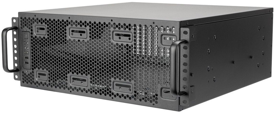 Серверный корпус Silverstone SST-RM4A, без БП, Черный детальное изображение - 1