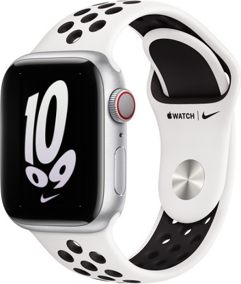 Умные часы Apple Watch Series 8 Nike Sport Band Aluminum Case, 41 мм, Серебристый детальное изображение - 1