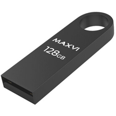 USB Flash накопитель MAXVI MK Dark 128 ГБ, черный детальное изображение - 1