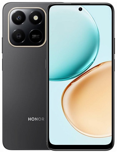 Смартфон Honor X7d 8/128 Гб, Вельветовый черный, Dual nano SIM детальное изображение - 1