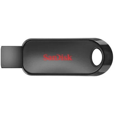 USB Flash накопитель SanDisk Cruzer Snap (SDCZ62-064G-G35) 64 ГБ, черный детальное изображение - 1