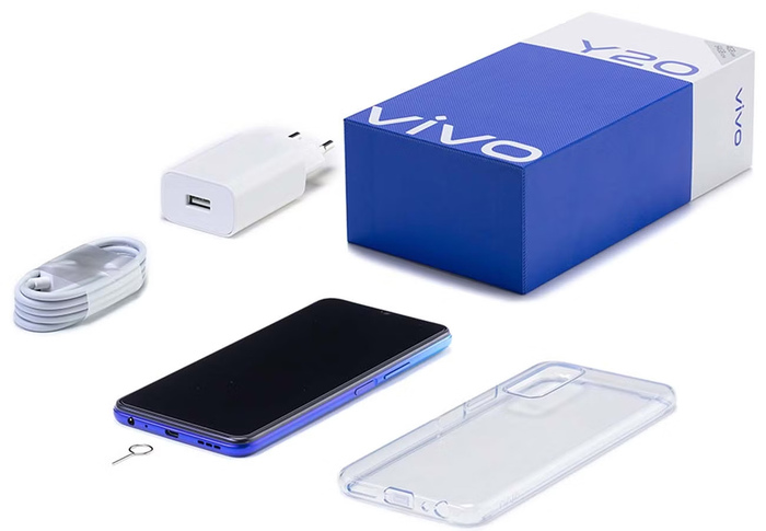 Смартфон Vivo Y20 64 ГБ, Синий, Dual nano-SIM №8