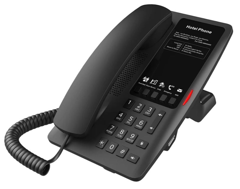 VoIP-телефон Fanvil (Linkvil) H4W, Черный детальное изображение - 1