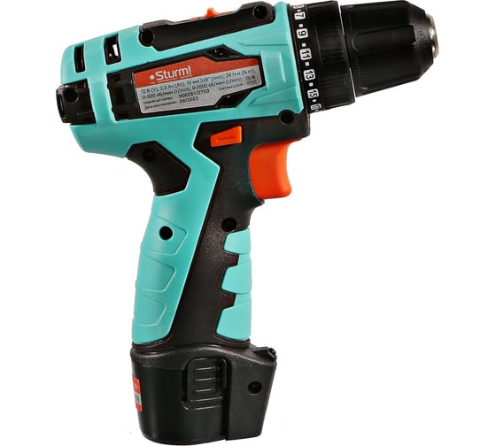 Аккумуляторный шуруповерт Sturm CD3512SC, 12 В, 28 Нм, 2 А·ч детальное изображение - 9