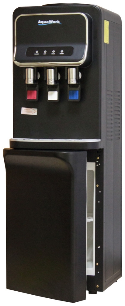 Кулер для воды со шкафчиком Aqua Work YLR1-5-V93W, Черный №1