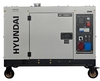 Генератор дизельный с воздушным охлаждением HYUNDAI DHY 10000SE-T, в кожухе, 8 кВт, Белый вариант - 2