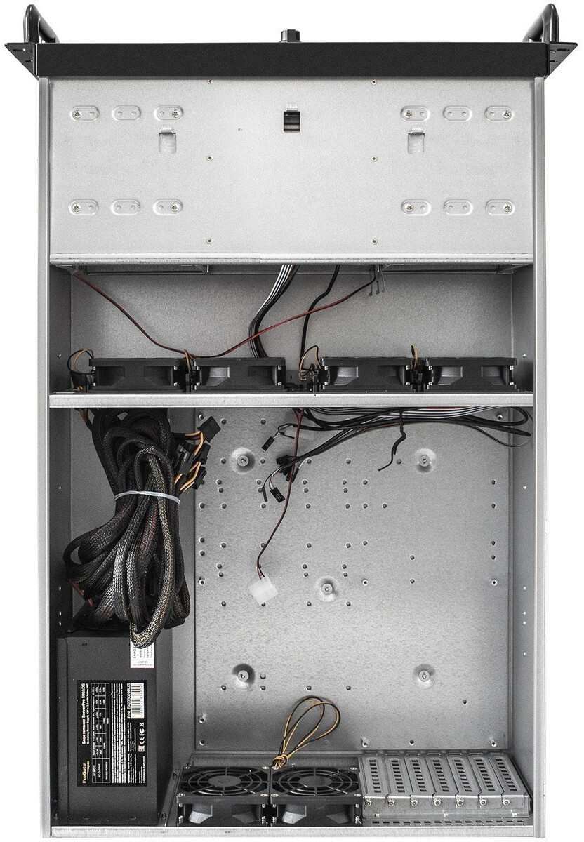 Серверный корпус ExeGate Pro 4U650-010/4U4139L/600RADS, 600 Вт, Черный детальное изображение - 4