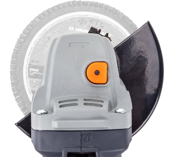 Аккумуляторная угловая шлифовальная машина FTL ag-x 125/20v Evo, бесщеточный двигатель 20 В, в комплекте 8080, 125 мм, 7500 об/мин детальное изображение - 5