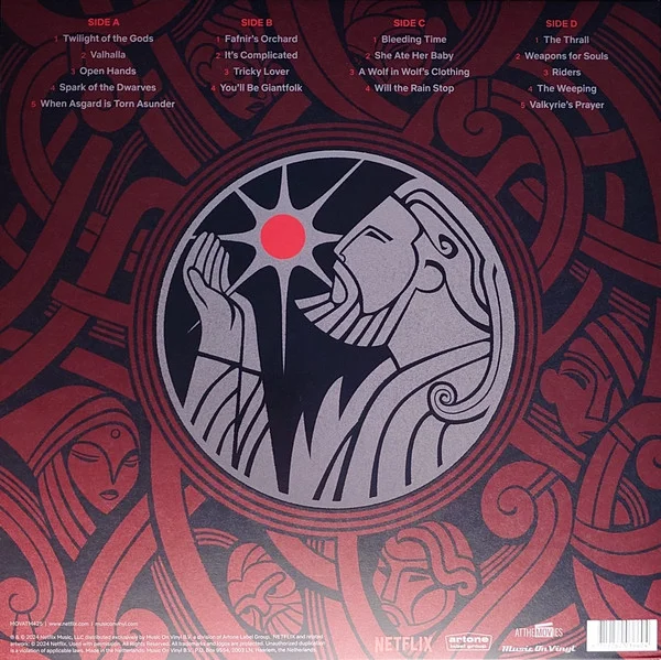 Виниловая пластинка Hans Zimmer, Omer Benyamin, Steven Doar – Twilight Of The Gods – Soundtrack From The Netflix Series – Red & Black Marbled 2LP детальное изображение - 2