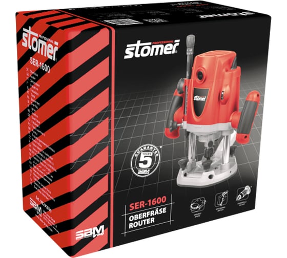 Фрезер STOMER SER 98290899, 1500 Вт, Оранжевый детальное изображение - 2