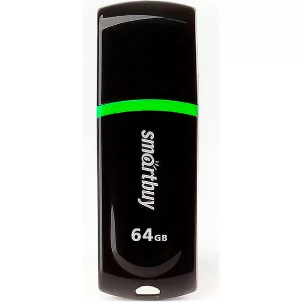 USB Flash накопитель SmartBuy Paean (SB64 ГБPN-K) 64 ГБ, черный детальное изображение - 1