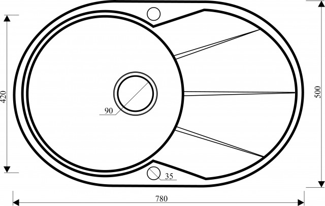 Кухонная мойка Aquasanita Clarus SR101  детальное изображение - 3
