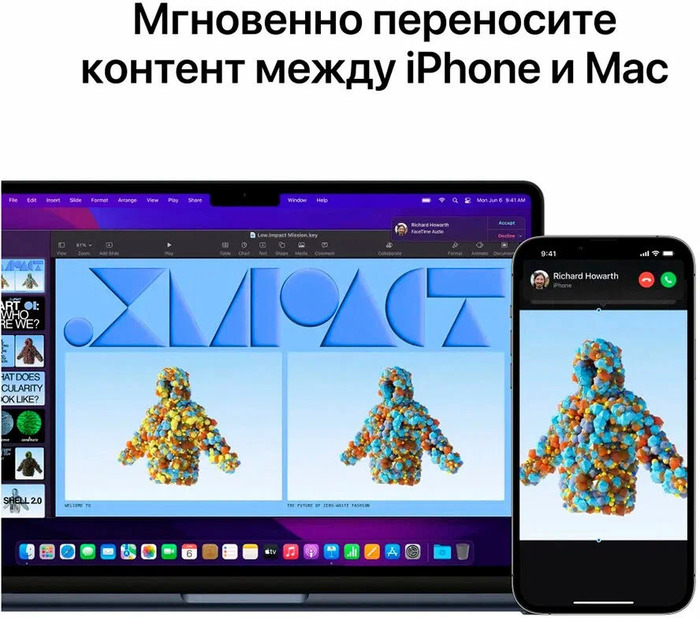 Ноутбук Apple MacBook Air 13 2022, RAM 8 ГБ, Серый Космос, SSD 512 ГБ, Apple graphics 10-core №7