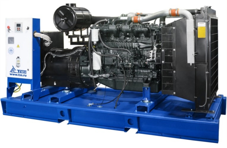 Генератор дизельный ТСС АД-250C-T400-1PM17 (TSS-SA WT) TDO 350TS 041287, открытый, 250 кВт, Синий детальное изображение - 1