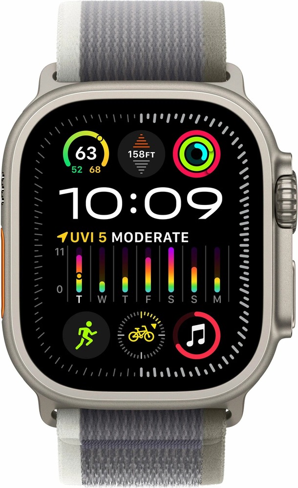 Умные часы Apple Watch Ultra 2 49 мм Titanium Case with Green Gray  Trail Loop №2