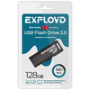 USB Flash накопитель Exployd 580 128 ГБ, черный вариант - 1