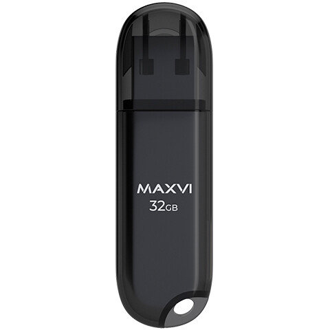 USB Flash накопитель MAXVI P1 32 ГБ, черный детальное изображение - 2