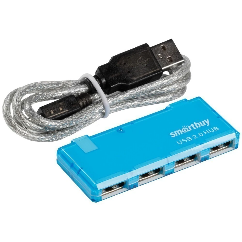 USB-концентратор SmartBuy SBHA-6110-B, Голубой детальное изображение - 2