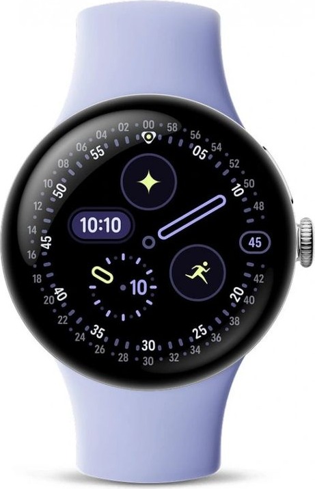 Умные часы Google Pixel Watch 4, Iris Active Band, 41 мм, Синий, Wi-Fi детальное изображение - 2