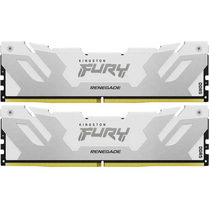 Оперативная память Kingston Fury Renegade White DDR5 8000MHz, KF580C38RWK2-32, 2x16 Гб KIT, 32 Гб №1