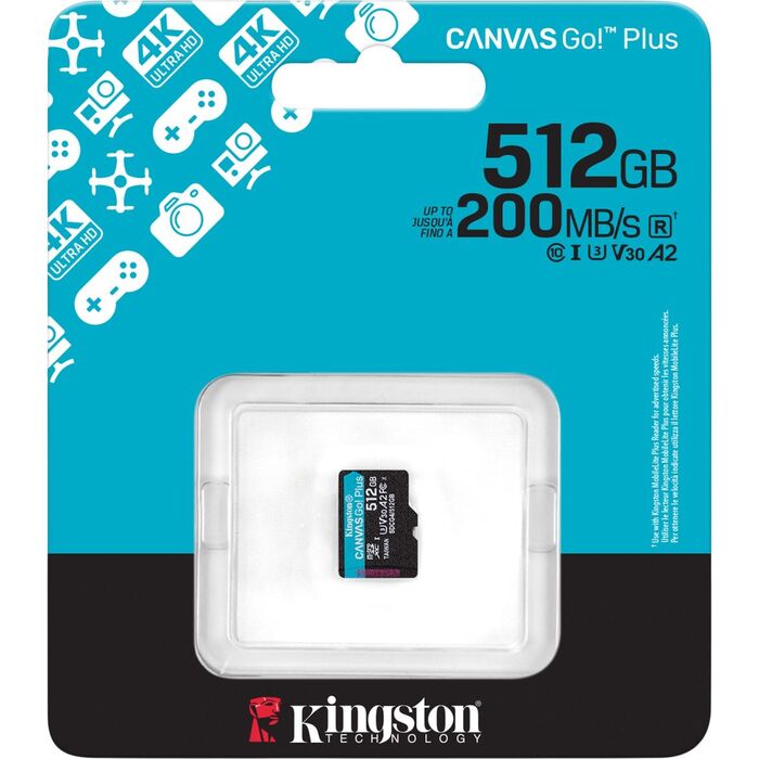Карта памяти Kingston Canvas Go! Plus MicroSD (SDCG4/512GBSP), 512 Гб №3