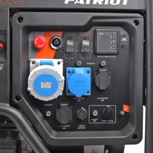 Генератор бензиновый PATRIOT GRA 18000 AWS 472102318, 16.5 кВт, Черный детальное изображение - 6