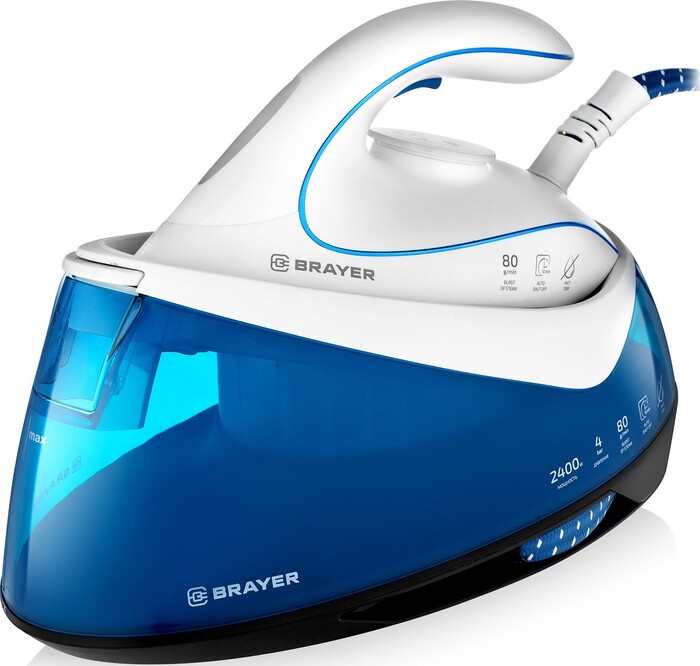 Утюг с парогенератором Brayer BR4150, Синий №4