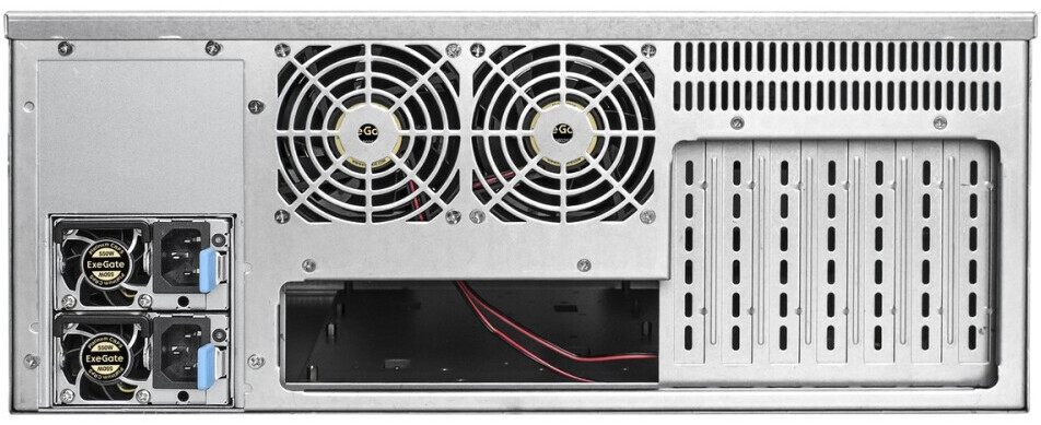 Серверный корпус ExeGate Pro 4U660-HS24/Redundant 2x550W, 550 Вт, Черный детальное изображение - 9