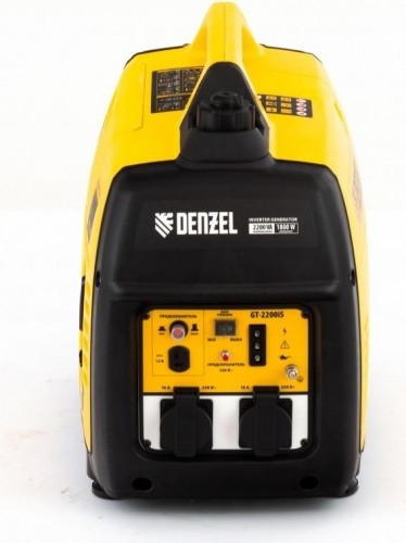 Генератор бензиновый Denzel GT-2200iS 94702, 1.8 кВт, Желтый детальное изображение - 2