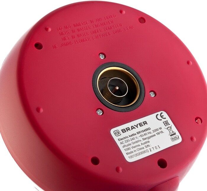 Электрический чайник Brayer BR1045RD 1.8 л, Красный №6
