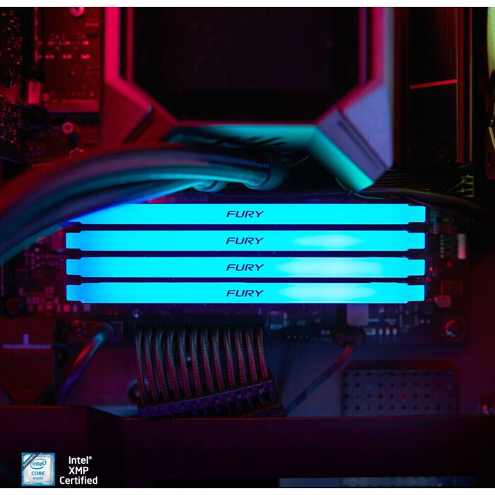 Оперативная память Kingston Fury Beast RGB DDR4 3600MHz, KF436C17BB2AK2/16, 2x8 Гб KIT, 16 Гб №5