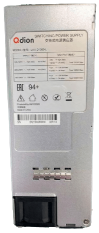 Серверный блок питания Qdion U1A-D1300-L, 1300 Вт детальное изображение - 2