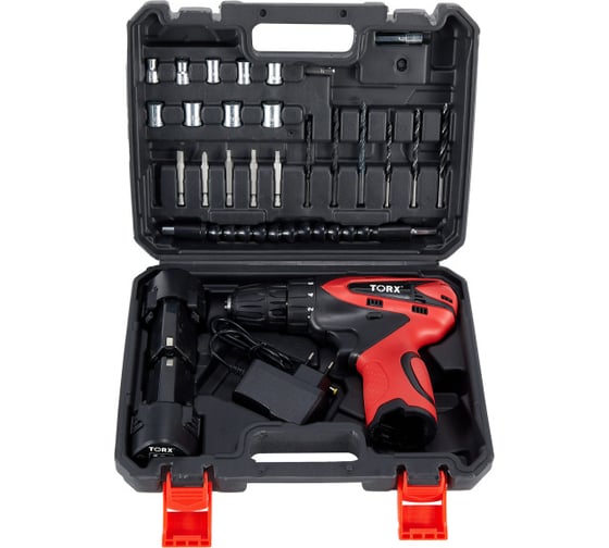 Аккумуляторная дрель-шуруповерт TORX CD-12ACC, 12 В, 25 Нм, 1,5 А·ч детальное изображение - 2