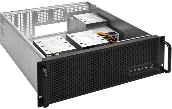 Серверный корпус ExeGate Pro 3U450-09/2U-1000ADS, 1000 Вт, Черный №2