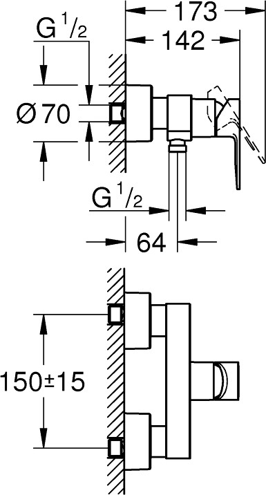 Смеситель Grohe Lineare 33865001 детальное изображение - 3