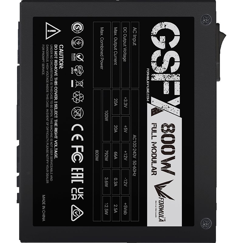 Блок питания Formula GSFX-800, 800 Вт детальное изображение - 4