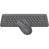 Клавиатура + мышь A4Tech Fstyler FG3200 Air2, Серый вариант - 3