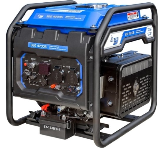 Генератор бензиновый ТСС SGG 4200Ei 060048, 4.2 кВт, Синий детальное изображение - 1