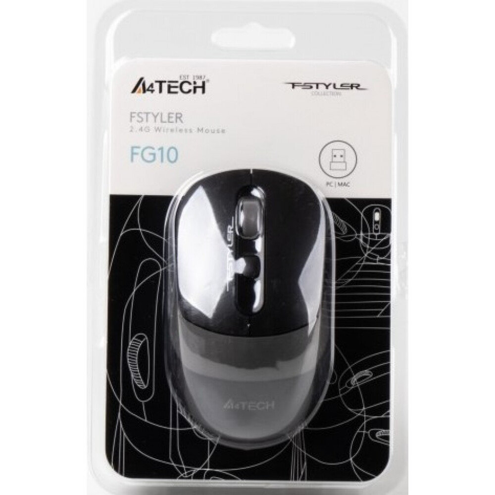 Мышь A4Tech Fstyler FG10, Черный детальное изображение - 5