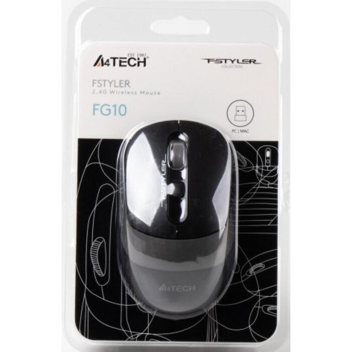 Мышь A4Tech Fstyler FG10, Черный №5