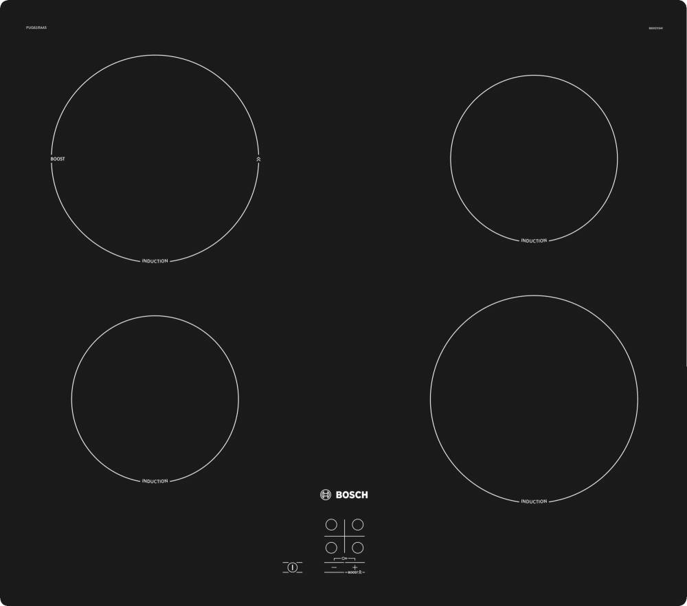 Варочная поверхность Bosch PUG 61 RAA5E, Черный детальное изображение - 1