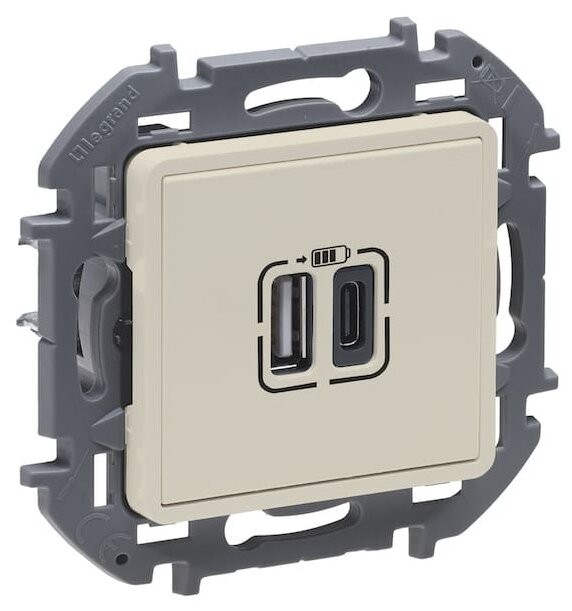 Розетка Legrand Inspiria 673763  детальное изображение - 3