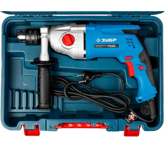 Ударная дрель Зубр ЗДУ-1100-2 ЭРМКМ2, 1100 Вт детальное изображение - 9