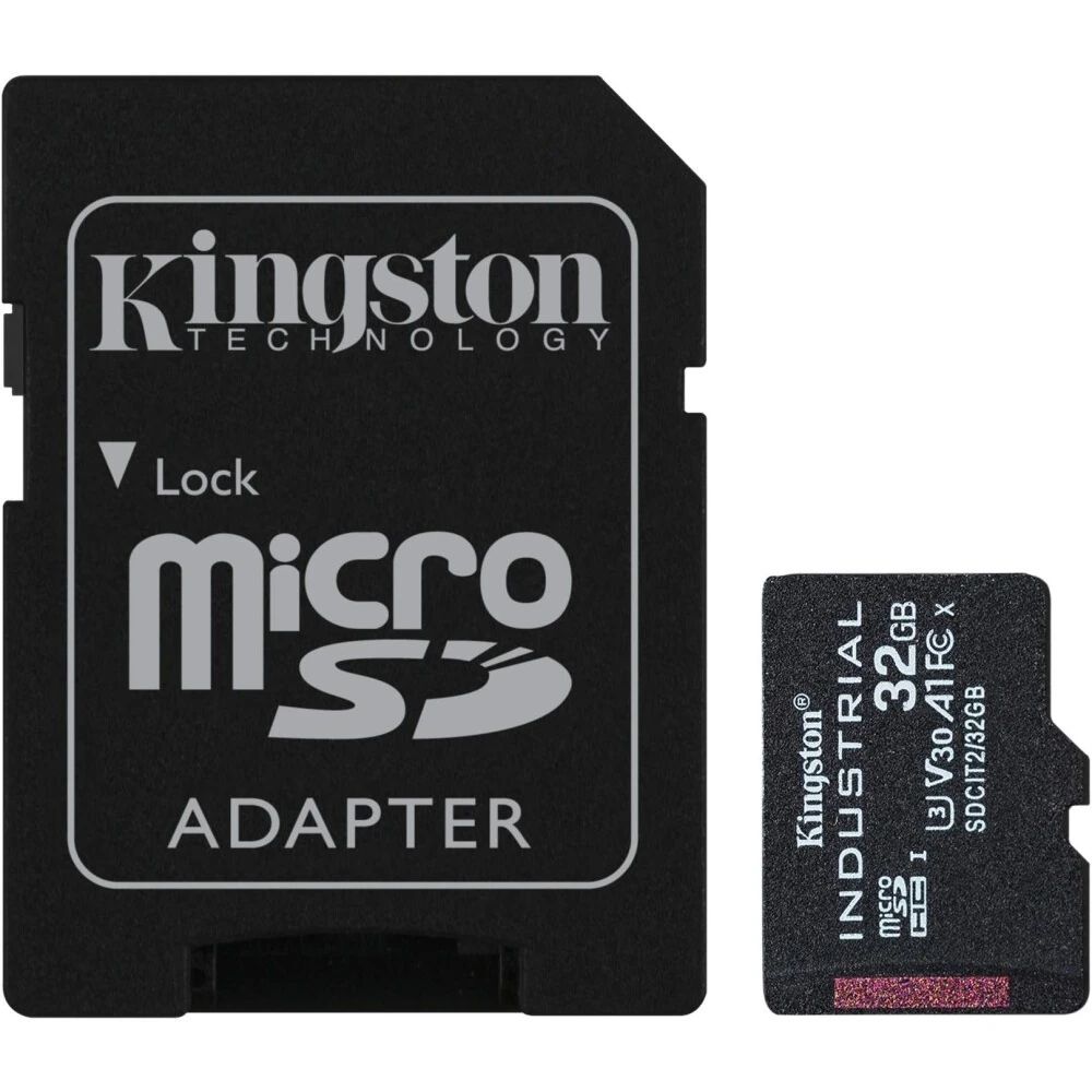 Карта памяти Kingston MicroSD + SD адаптер (SDCIT2/32GB), 32 Гб детальное изображение - 1