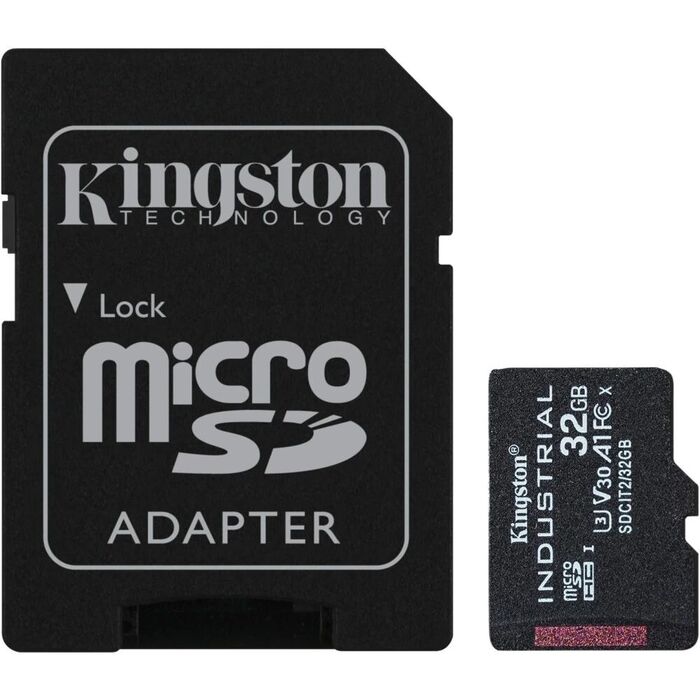 Карта памяти Kingston MicroSD + SD адаптер (SDCIT2/32GB), 32 Гб №1