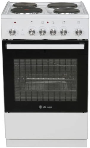 Плита De Luxe 5004.18E, Белый детальное изображение - 1