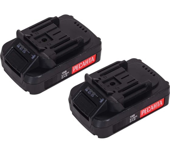 Аккумуляторная дрель-шуруповерт Ресанта ДА-18-2ЛК-У 75/14/6, 18 В, 50 Нм, 2 А·ч детальное изображение - 5