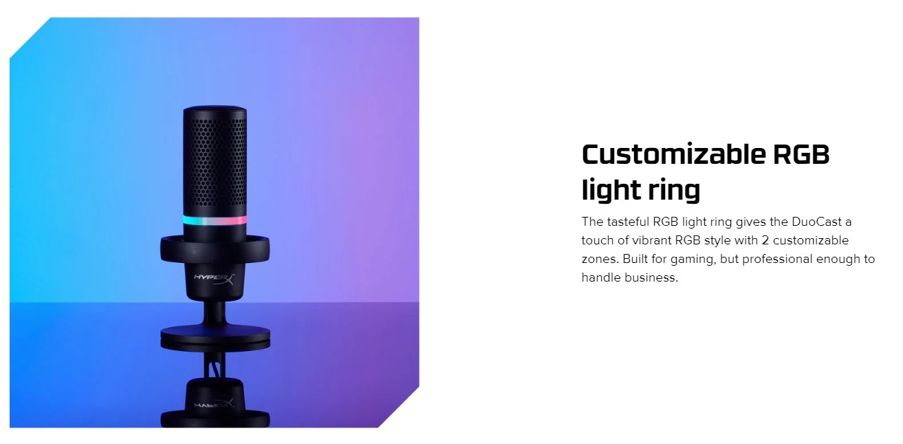Микрофон HyperX DuoCast  детальное изображение - 10