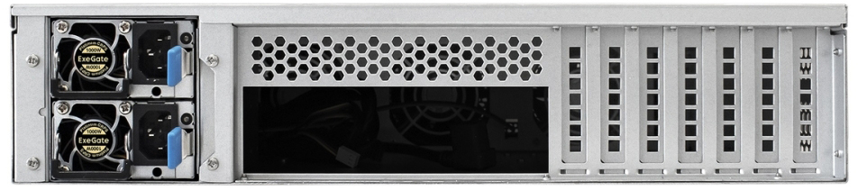 Серверный корпус ExeGate Pro 2U650-06/2U2098L/Redundant 2x1000W, 1000 Вт, Черный детальное изображение - 6