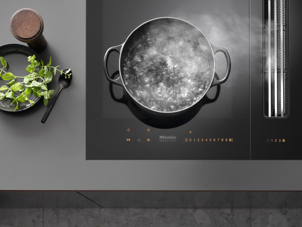 Встраиваемая вытяжка Miele CSDA7001 FL, Черный обсидиан детальное изображение - 2